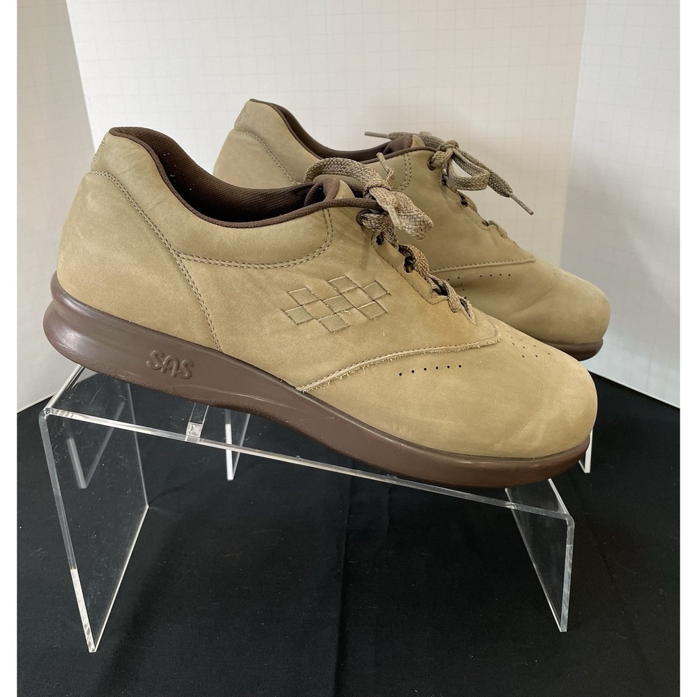 SAS‎ Free Time Women Size 11 Tripad Comfort Brown/Tan Nubuck Leather Suede Shoes